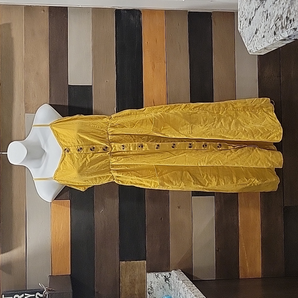 🌻 Women's XL Yellow sundress w/pockets
